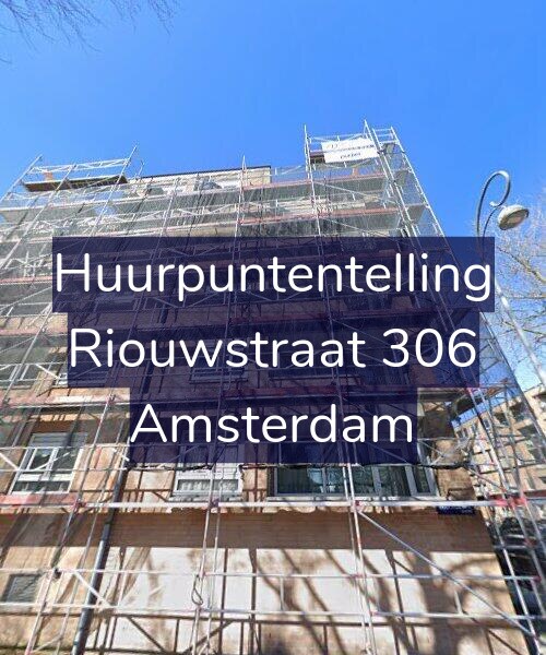 Foto gevel Huurpuntentelling voor Riouwstraat 306, Amsterdam