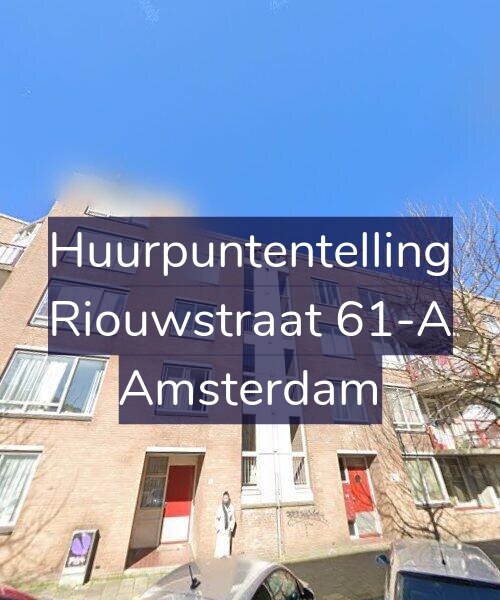 Foto gevel Huurpuntentelling voor Riouwstraat 61-A, Amsterdam