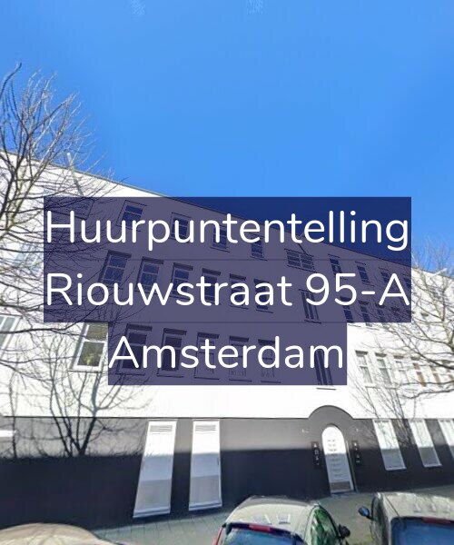Foto gevel Huurpuntentelling voor Riouwstraat 95-A, Amsterdam