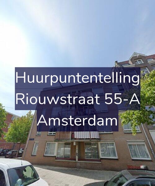 Foto gevel Huurpuntentelling voor Riouwstraat 55-A, Amsterdam