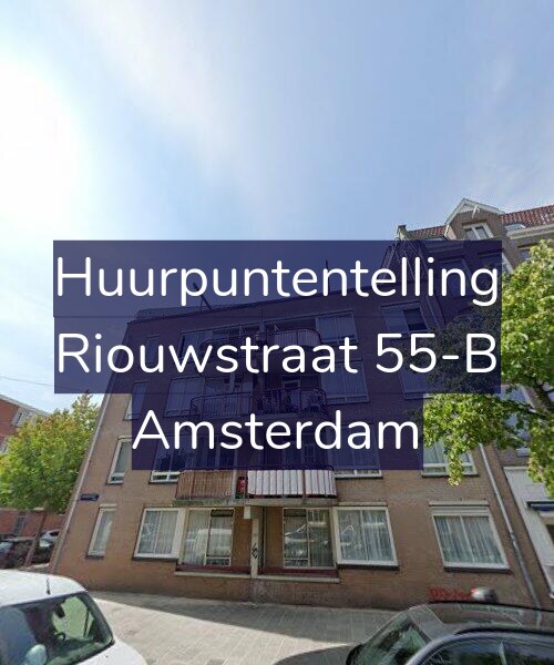 Foto gevel Huurpuntentelling voor Riouwstraat 55-B, Amsterdam