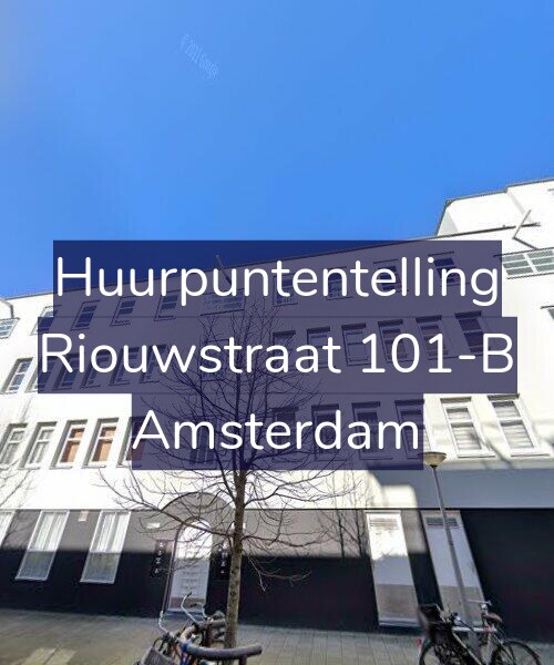 Foto gevel Huurpuntentelling voor Riouwstraat 101-B, Amsterdam