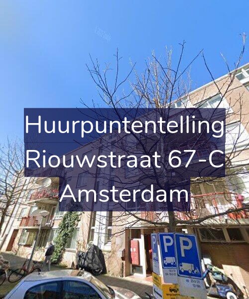 Foto gevel Huurpuntentelling voor Riouwstraat 67-C, Amsterdam