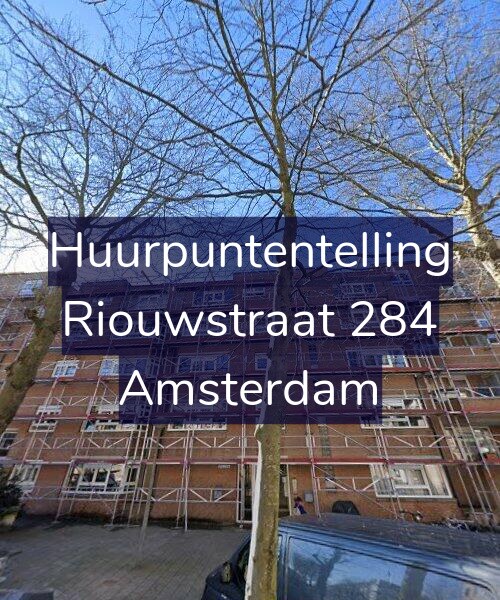 Foto gevel Huurpuntentelling voor Riouwstraat 284, Amsterdam