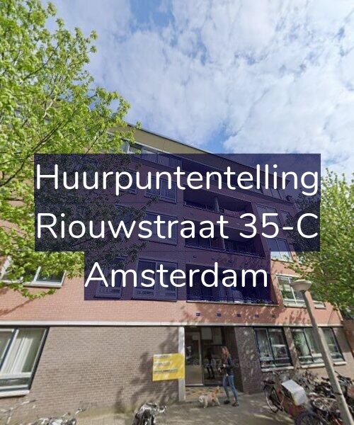 Foto gevel Huurpuntentelling voor Riouwstraat 35-C, Amsterdam