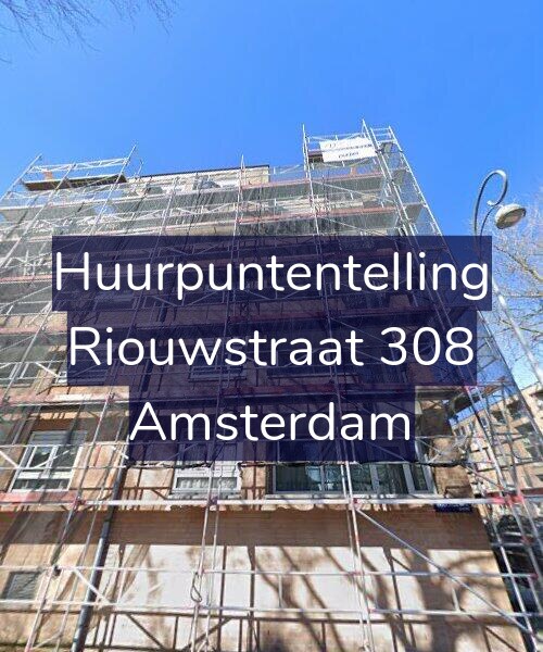 Foto gevel Huurpuntentelling voor Riouwstraat 308, Amsterdam