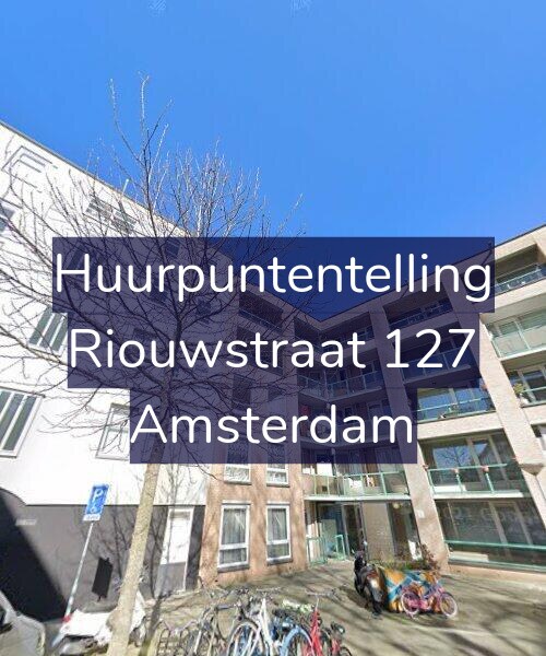 Foto gevel Huurpuntentelling voor Riouwstraat 127, Amsterdam