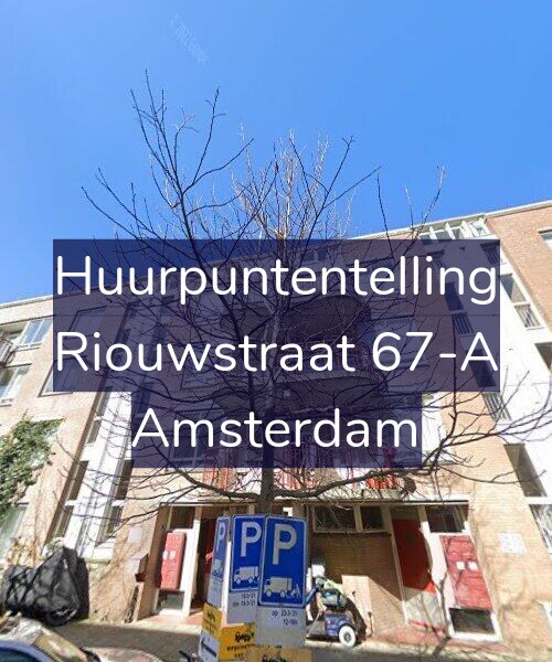 Foto gevel Huurpuntentelling voor Riouwstraat 67-A, Amsterdam