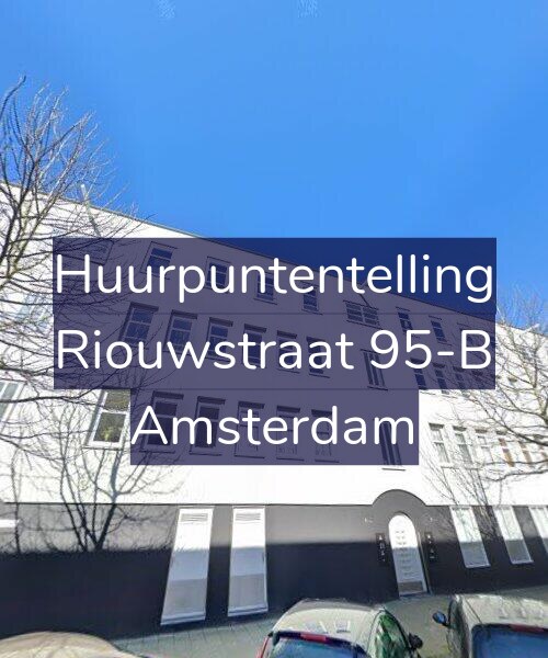 Foto gevel Huurpuntentelling voor Riouwstraat 95-B, Amsterdam