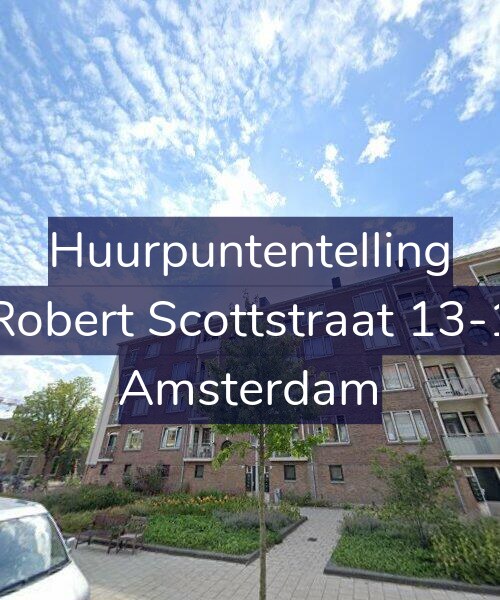 Foto gevel Huurpuntentelling voor Robert Scottstraat 13-1, Amsterdam