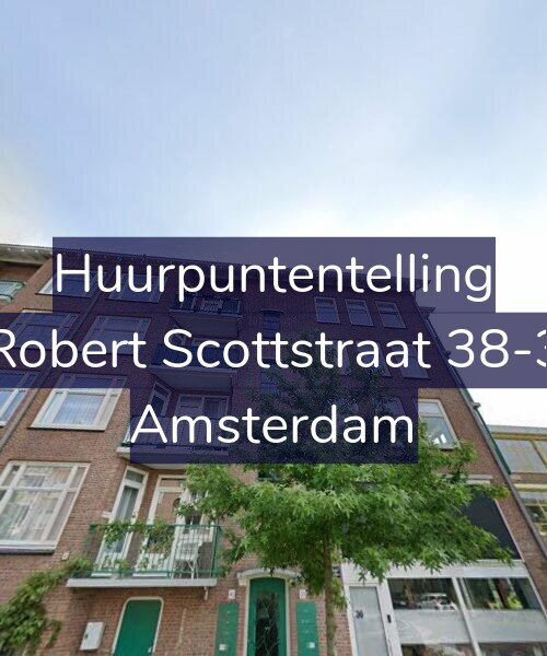 Foto gevel Huurpuntentelling voor Robert Scottstraat 38-3, Amsterdam