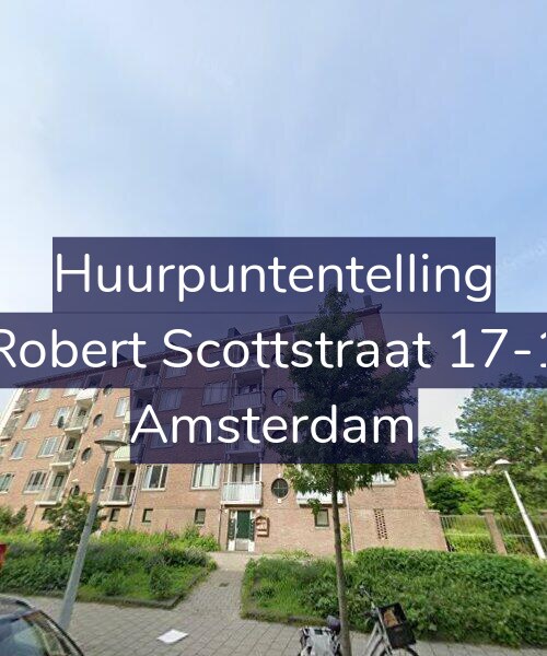 Foto gevel Huurpuntentelling voor Robert Scottstraat 17-1, Amsterdam