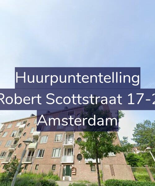 Foto gevel Huurpuntentelling voor Robert Scottstraat 17-2, Amsterdam