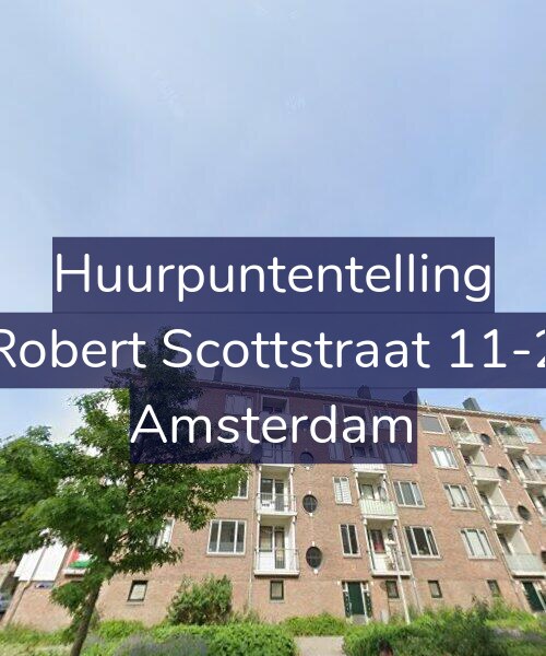 Foto gevel Huurpuntentelling voor Robert Scottstraat 11-2, Amsterdam