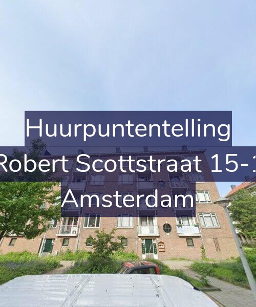 Foto gevel Huurpuntentelling voor Robert Scottstraat 15-1, Amsterdam