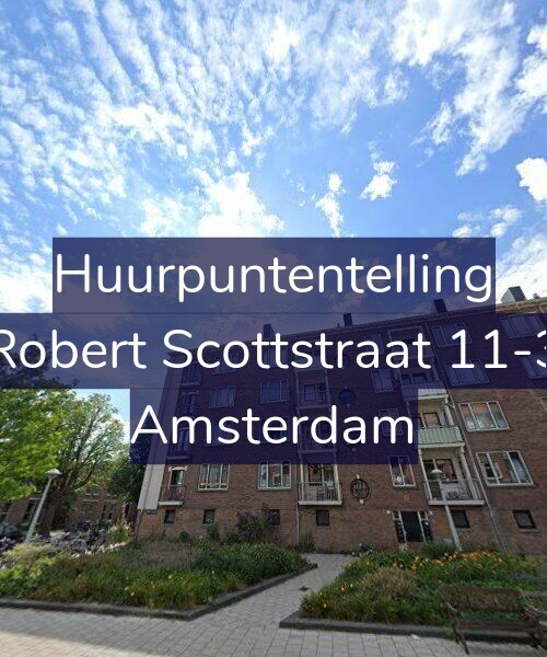 Foto gevel Huurpuntentelling voor Robert Scottstraat 11-3, Amsterdam