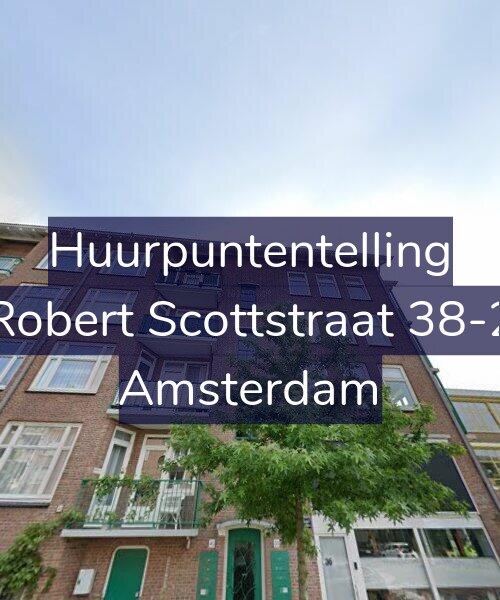 Foto gevel Huurpuntentelling voor Robert Scottstraat 38-2, Amsterdam