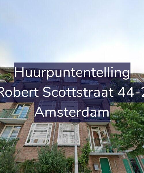Foto gevel Huurpuntentelling voor Robert Scottstraat 44-2, Amsterdam