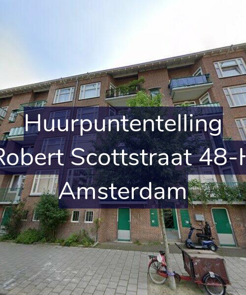 Foto gevel Huurpuntentelling voor Robert Scottstraat 48-H, Amsterdam