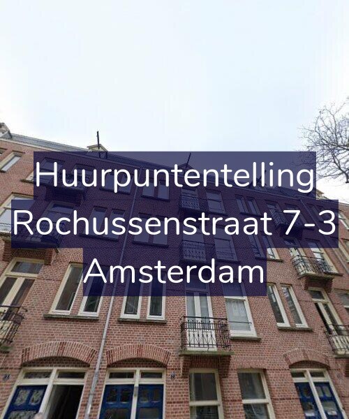 Foto gevel Huurpuntentelling voor Rochussenstraat 7-3, Amsterdam