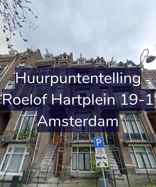 Foto gevel Huurpuntentelling voor Roelof Hartplein 19-1, Amsterdam
