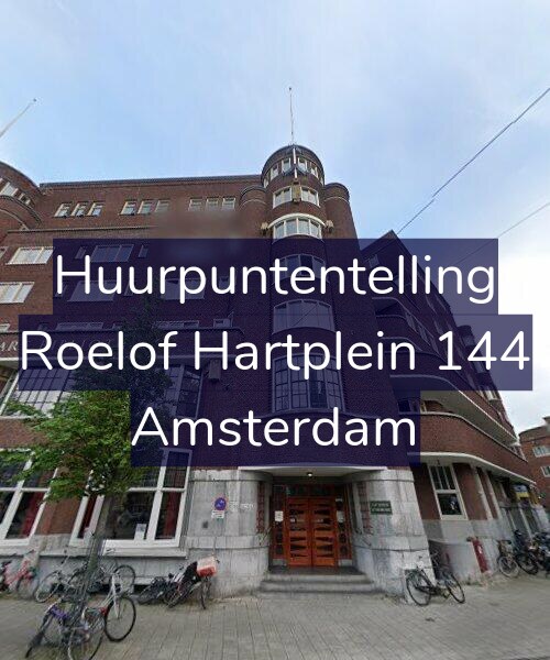 Foto gevel Huurpuntentelling voor Roelof Hartplein 144, Amsterdam