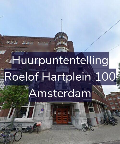 Foto gevel Huurpuntentelling voor Roelof Hartplein 100, Amsterdam