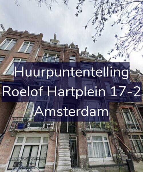 Foto gevel Huurpuntentelling voor Roelof Hartplein 17-2, Amsterdam
