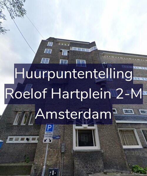 Foto gevel Huurpuntentelling voor Roelof Hartplein 2-M, Amsterdam