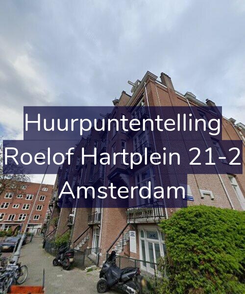 Foto gevel Huurpuntentelling voor Roelof Hartplein 21-2, Amsterdam