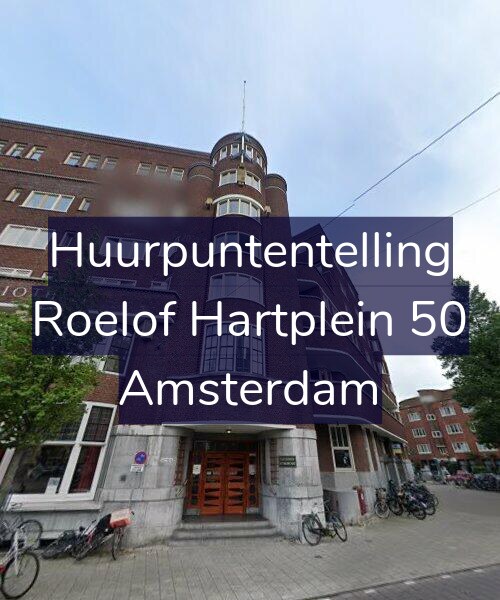 Foto gevel Huurpuntentelling voor Roelof Hartplein 50, Amsterdam