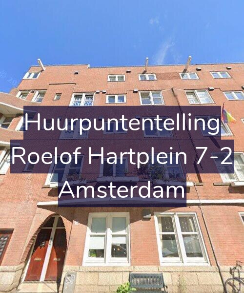 Foto gevel Huurpuntentelling voor Roelof Hartplein 7-2, Amsterdam