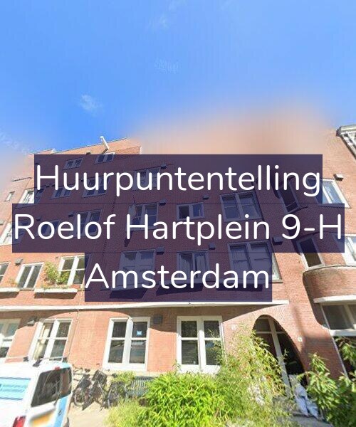 Foto gevel Huurpuntentelling voor Roelof Hartplein 9-H, Amsterdam