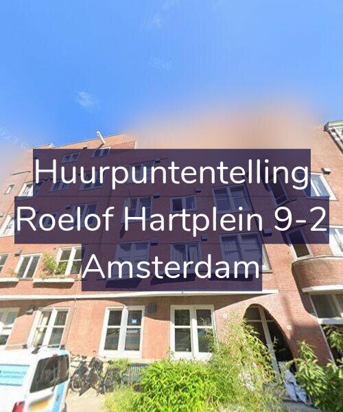 Foto gevel Huurpuntentelling voor Roelof Hartplein 9-2, Amsterdam