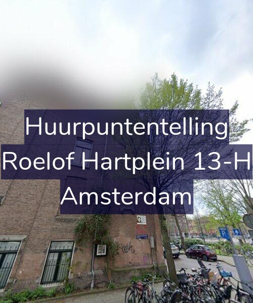 Foto gevel Huurpuntentelling voor Roelof Hartplein 13-H, Amsterdam