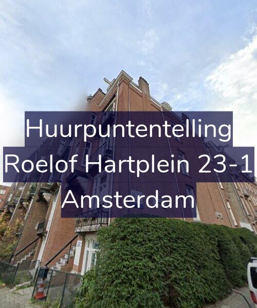 Foto gevel Huurpuntentelling voor Roelof Hartplein 23-1, Amsterdam