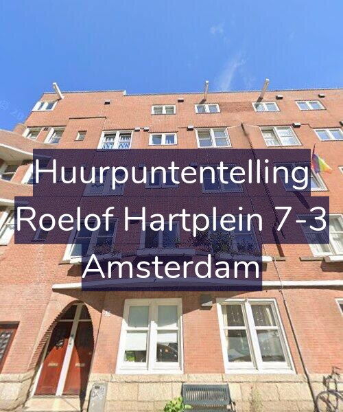 Foto gevel Huurpuntentelling voor Roelof Hartplein 7-3, Amsterdam