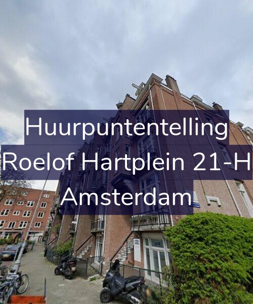 Foto gevel Huurpuntentelling voor Roelof Hartplein 21-H, Amsterdam