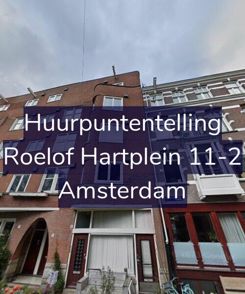 Foto gevel Huurpuntentelling voor Roelof Hartplein 11-2, Amsterdam