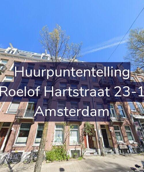 Foto gevel Huurpuntentelling voor Roelof Hartstraat 23-1, Amsterdam