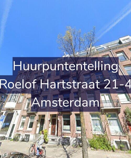 Foto gevel Huurpuntentelling voor Roelof Hartstraat 21-4, Amsterdam