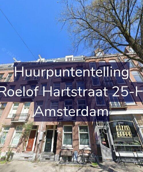 Foto gevel Huurpuntentelling voor Roelof Hartstraat 25-H, Amsterdam