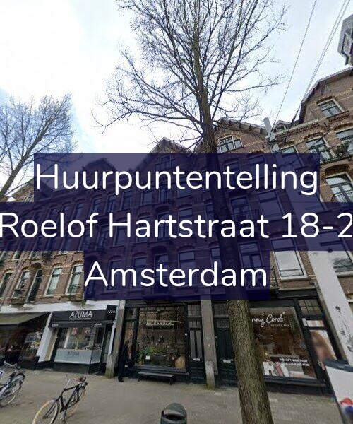 Foto gevel Huurpuntentelling voor Roelof Hartstraat 18-2, Amsterdam