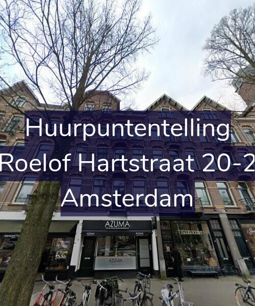 Foto gevel Huurpuntentelling voor Roelof Hartstraat 20-2, Amsterdam