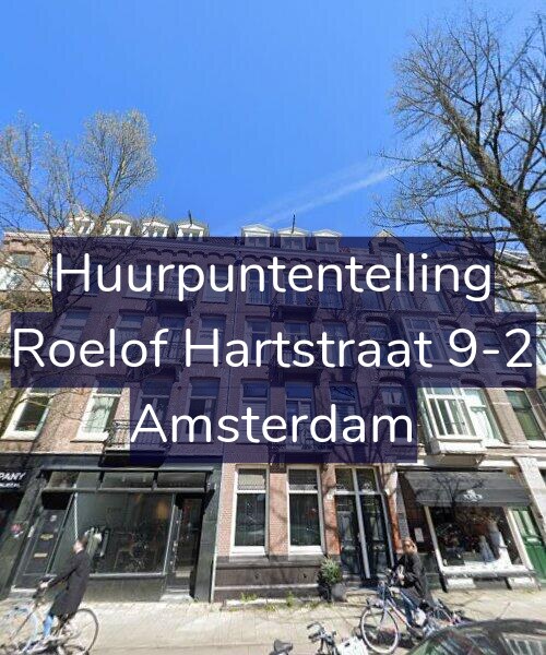 Foto gevel Huurpuntentelling voor Roelof Hartstraat 9-2, Amsterdam