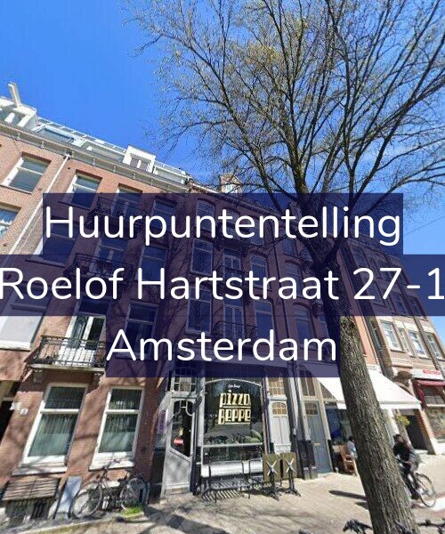 Foto gevel Huurpuntentelling voor Roelof Hartstraat 27-1, Amsterdam