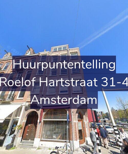 Foto gevel Huurpuntentelling voor Roelof Hartstraat 31-4, Amsterdam