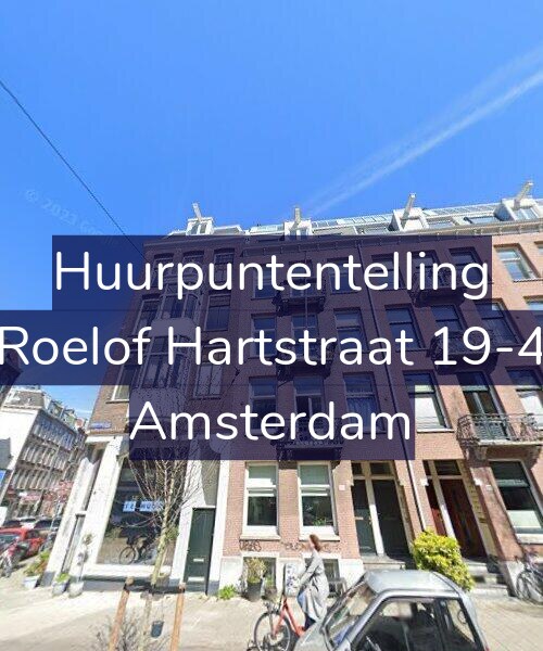 Foto gevel Huurpuntentelling voor Roelof Hartstraat 19-4, Amsterdam