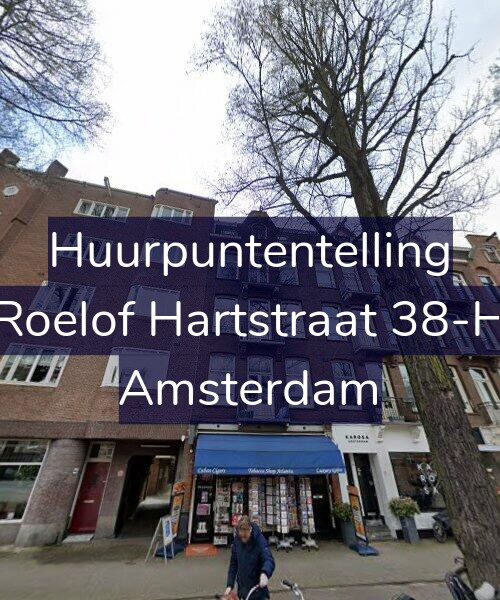 Foto gevel Huurpuntentelling voor Roelof Hartstraat 38-H, Amsterdam