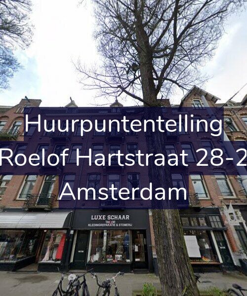 Foto gevel Huurpuntentelling voor Roelof Hartstraat 28-2, Amsterdam